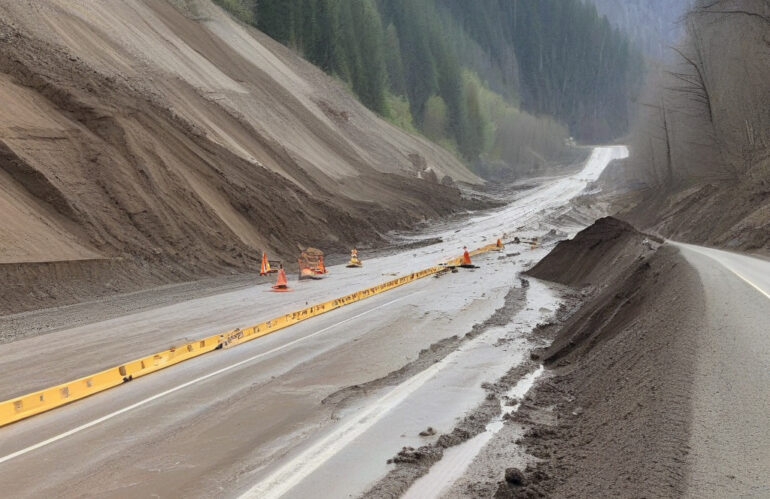 US-95 est ouvert après un glissement de terrain