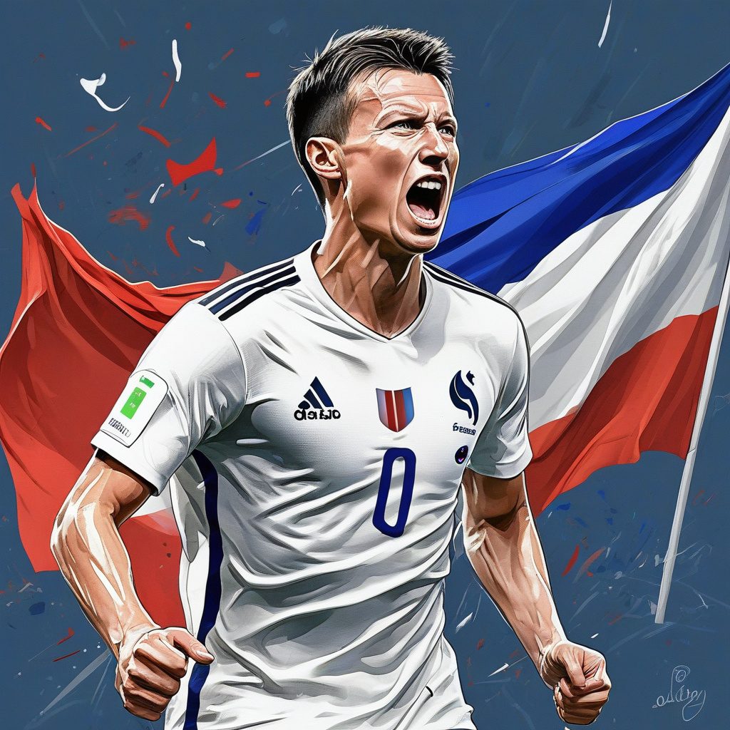 Simon Gauzy vainqueur de Dang Qiu donne l'avantage à l'équipe de France face à l'Allemagne en demi-finale de l'Euro